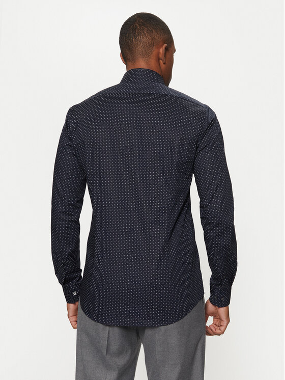 Calvin Klein Calvin Klein Košeľa K10K113846 Tmavomodrá Slim Fit