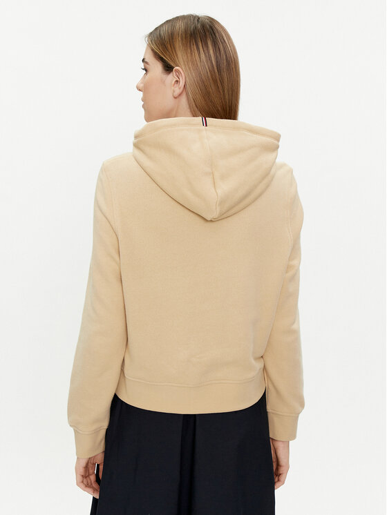 Tommy Hilfiger Tommy Hilfiger Суитшърт 1985 WW0WW40274 Бежов Regular Fit