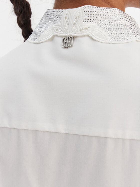 Fracomina Fracomina Camicia FR26ST6012W833E5 Écru Regular Fit