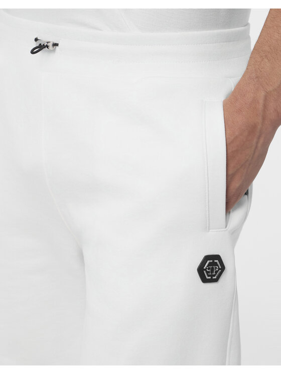 PHILIPP PLEIN PHILIPP PLEIN Spodnie dresowe 29835 Biały Jogger Fit