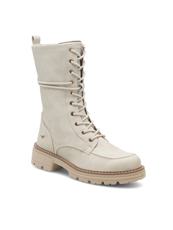 Mustang Mustang Botine 1437-503 Alb