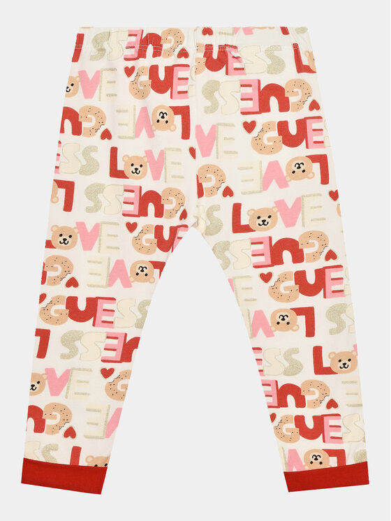 Guess Guess Set Bluse und Leggings A3BG03 J1311 Rot Regular Fit