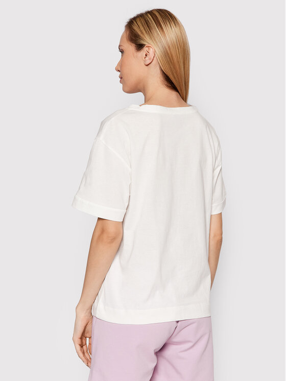 Liu Jo Liu Jo T-krekls 5A2045 JS923 Balts Regular Fit