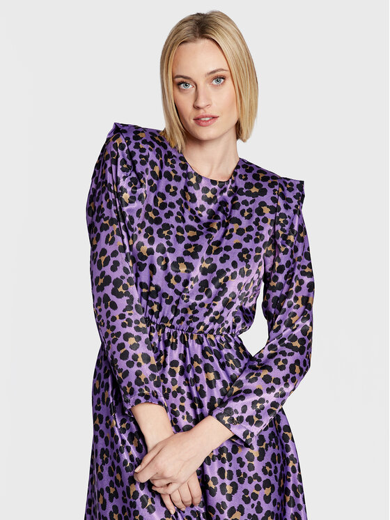 Nissa Nissa Koktel haljina RC13409 Ljubičasta Regular Fit