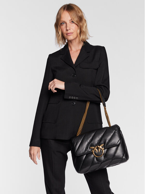 PINKO PINKO Дамска чанта Love Big Puff Cl. PE 23 PLTT 100037 A0F2 Черен