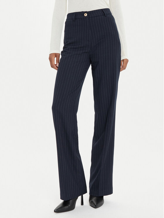 Morgan Morgan Szövet nadrág 242-PLENO.F Sötétkék Flare Fit