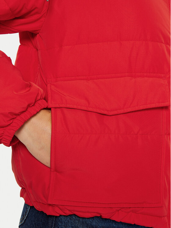 Lee Lee Geacă din puf 112355190 Roșu Relaxed Fit