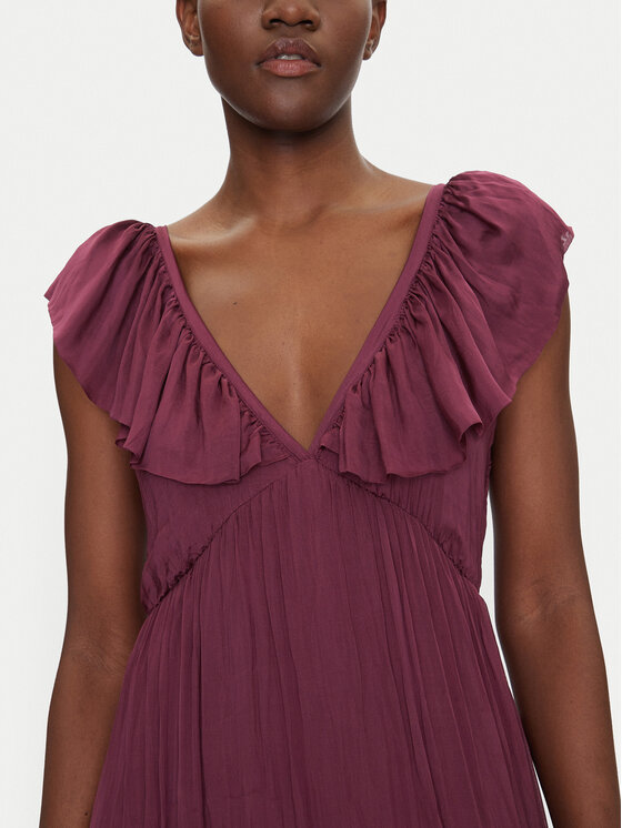 Dixie Dixie Sommerkleid A207W021A Dunkelrot Regular Fit