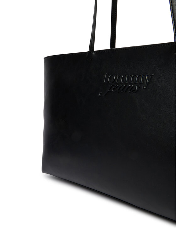 Tommy Jeans Tommy Jeans Дамска чанта Tjw Must Tote AW0AW18455 Черен
