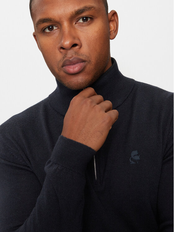 KARL LAGERFELD KARL LAGERFELD Sweater 655008 544399 Sötétkék Regular Fit