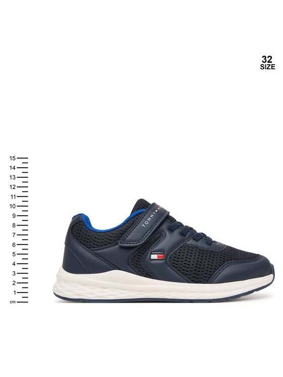 Tommy Hilfiger Tommy Hilfiger Superge Low Cut Lace-Up T3X9-34378-1697 S Mornarsko modra