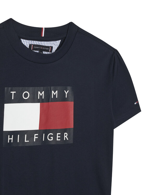 Tommy Hilfiger Tommy Hilfiger T-Shirt KB0KB10340 Σκούρο μπλε Regular Fit