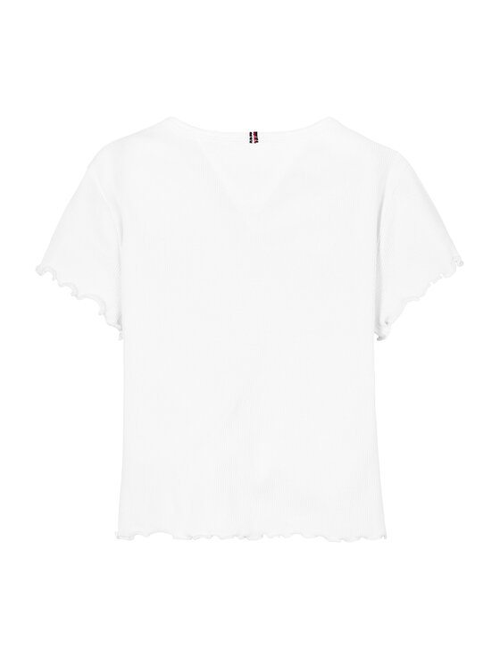 Tommy Hilfiger Tommy Hilfiger Tričko Essential KG0KG08590 Biela Regular Fit