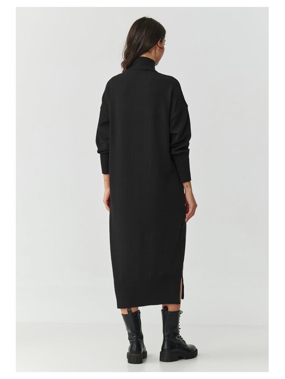 Makadamia Makadamia Sweter S166 Czarny Loose Fit