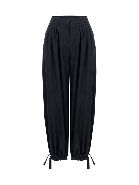 Deni Cler Milano Deni Cler Milano Spodnie materiałowe W-DC-5266-F5-F7-90-1 Czarny Regular Fit