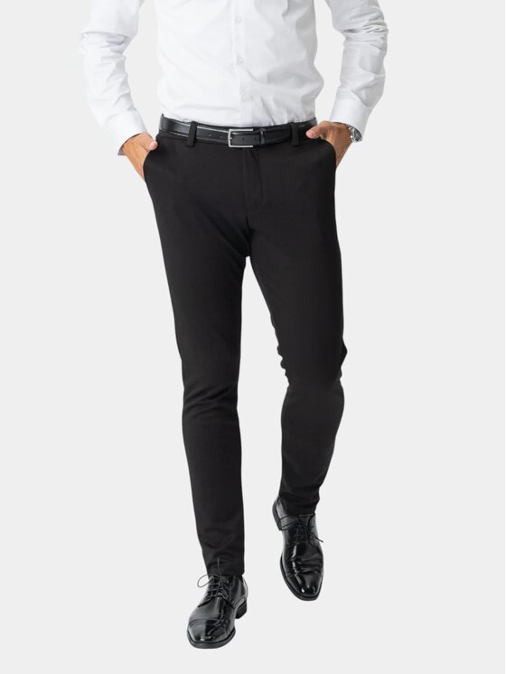 Spodnie garniturowe, rozmiar 38/34, Czarne, 'Perform Collection'