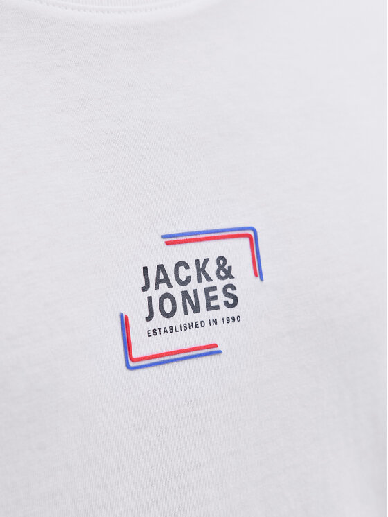 Jack & Jones Jack & Jones T-Shirt Corp Graphic 12268415 Bílá Regular Fit
