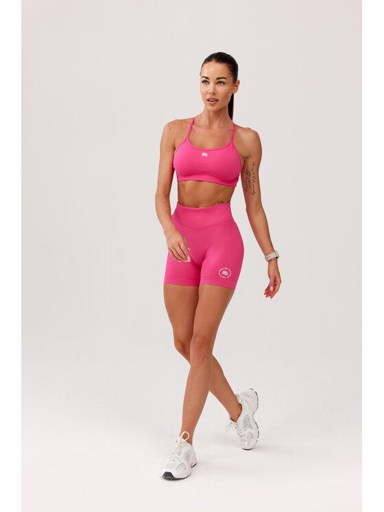 ROUGH RADICAL ROUGH RADICAL Szorty sportowe SEAMLESS GLOW SHORTS Różowy Slim Fit