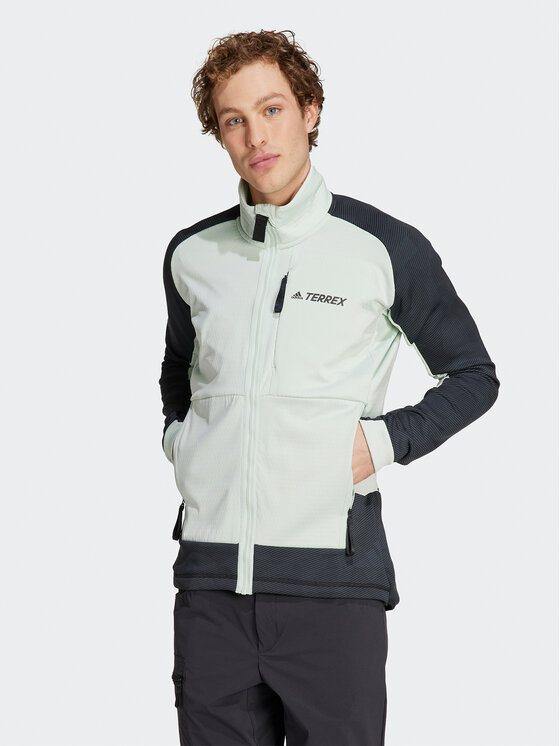 Férfi Polár kabát adidas, Méret: XXL, Zöld, Terrex Tech Flooce Hiking Fleece HS9775