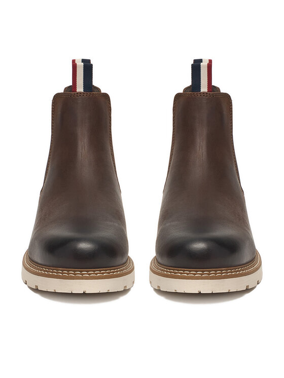 U.S. Polo Assn. U.S. Polo Assn. Gležnjarji Chelsea EO-PATRIZ002M/ELE1 Rjava