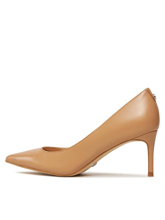 Guess Guess Pantofi cu toc subțire Bravo4 FLPBV4 LEA08 Bej