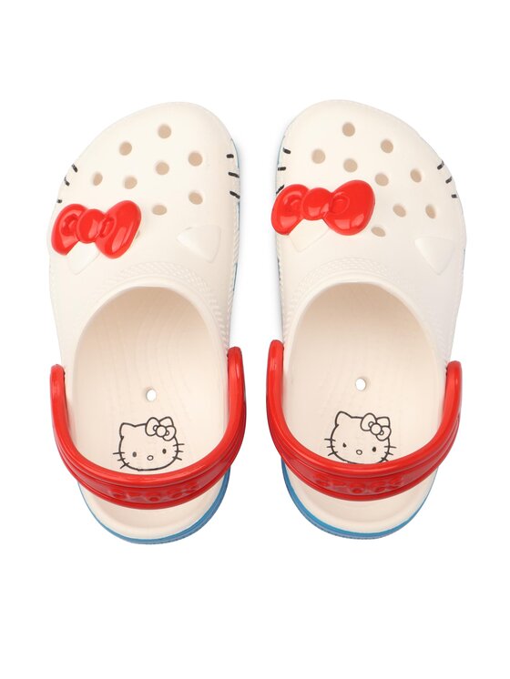 Crocs Crocs Iešļūcenes Hello Kitty Iam Classic Clog T 209469 Balts