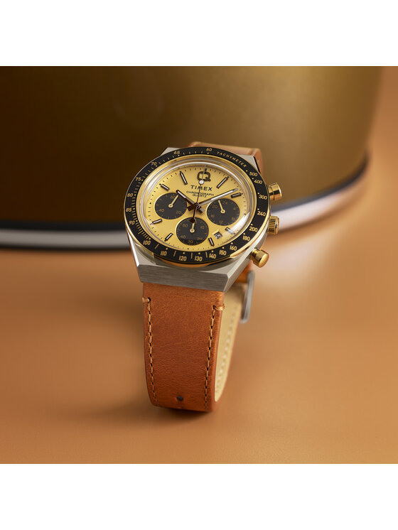 Timex Timex Zegarek TW2W64400 Brązowy