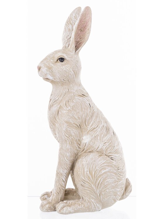 MIAhome MIAhome Figurka królik 32x12x15 cm PELUCHE Biały