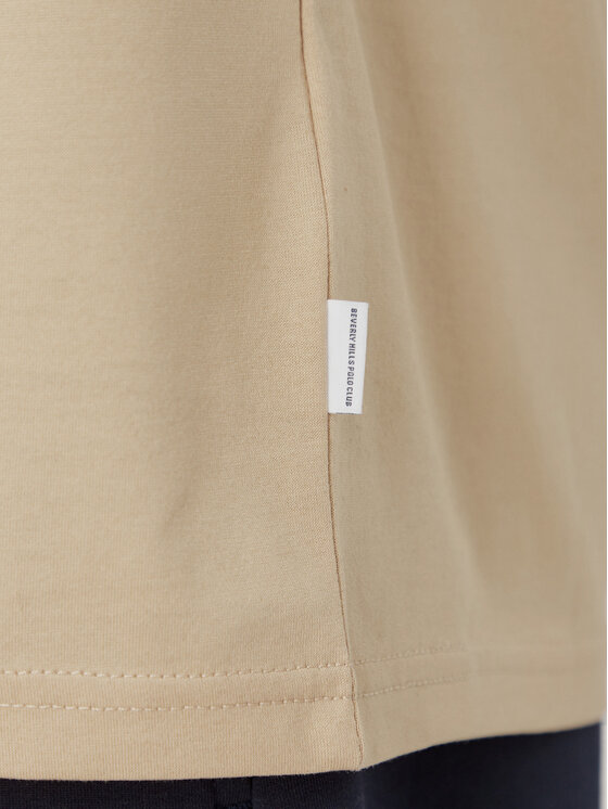 Beverly Hills Polo Club Beverly Hills Polo Club Tricou P-FW26M-TS1536 Bej Regular Fit