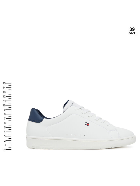 Tommy Hilfiger Tommy Hilfiger Laisvalaikio batai Low Cut Lace-Up T3X9-34073-1355X D Balta