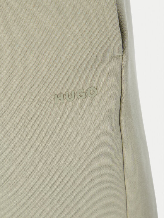 HUGO HUGO Szövet rövidnadrág Dayono 50530696 Világoszöld Relaxed Fit