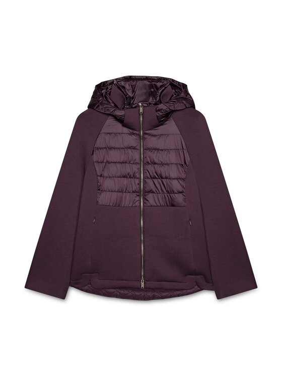 Fiorella Rubino Fiorella Rubino Kurtka puchowa F447T001348N039 Fioletowy A-Line Fit