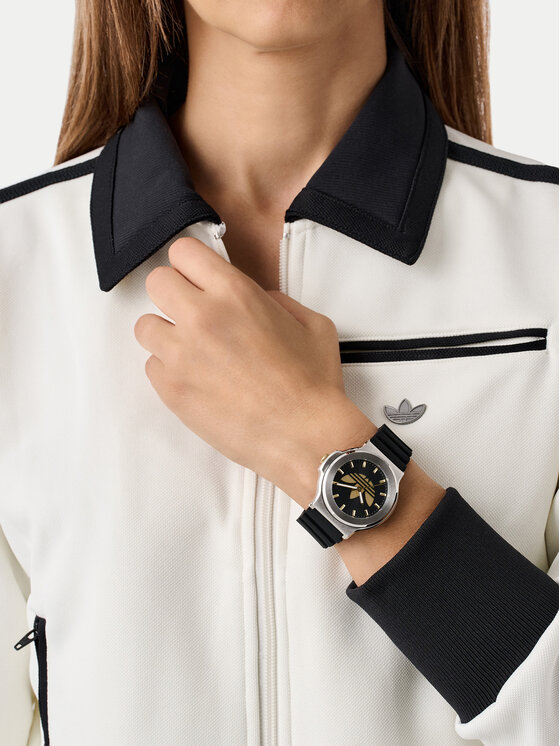 adidas adidas Часовник AO Fashion Expression Three AOFH25503 Черен