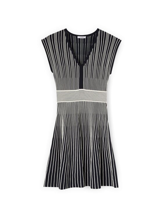 Motivi Motivi Abito da cocktail 7631W001545N0Z4 Blu Flared Fit