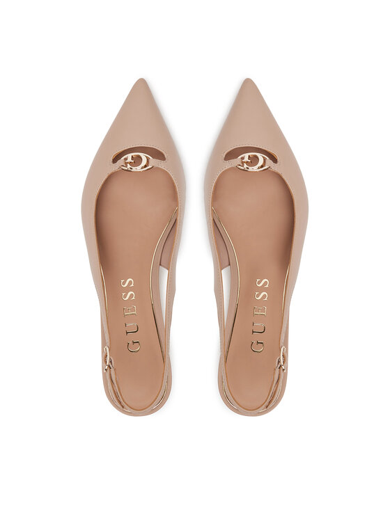 Guess Guess Обувки на ток FLTJES LEA05 Бежов