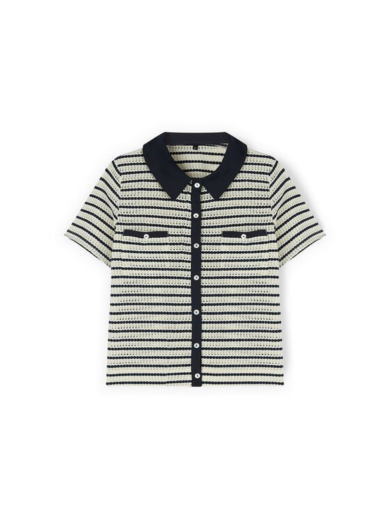 Motivi Motivi T-shirt G022W003634N0S1 Blu Regular Fit