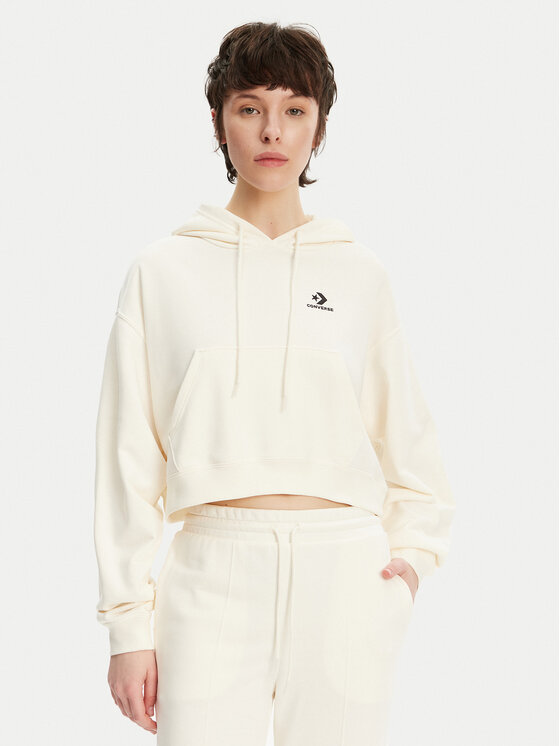 Converse Converse Pulóver Chuck Taylor 10027616-A02 Ekru Boxy Fit