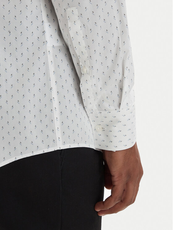 HUGO HUGO Риза Kenno 50561165 Светлосин Slim Fit