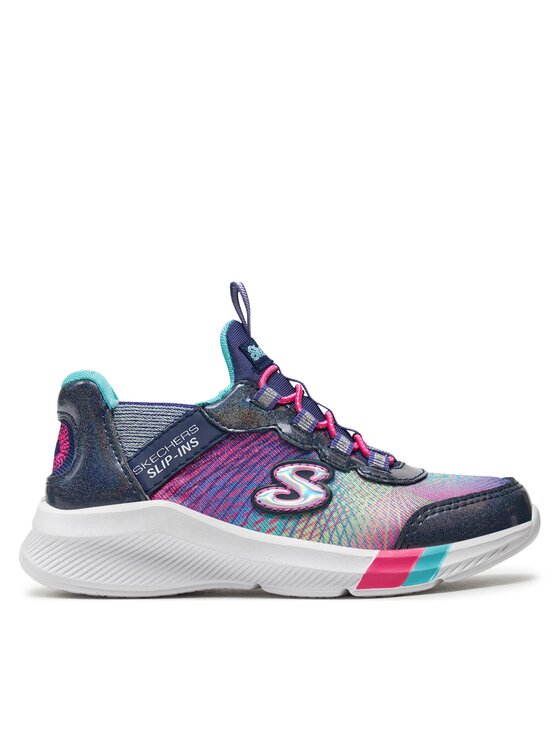 Skechers Snīkeri 303514L/NVMT Tumši zils