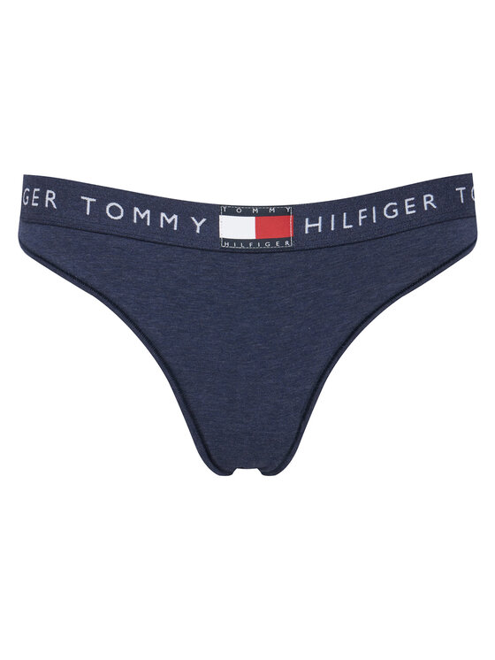 Tommy Hilfiger Tommy Hilfiger Kalhotky string UW0UW06039 Tmavomodrá