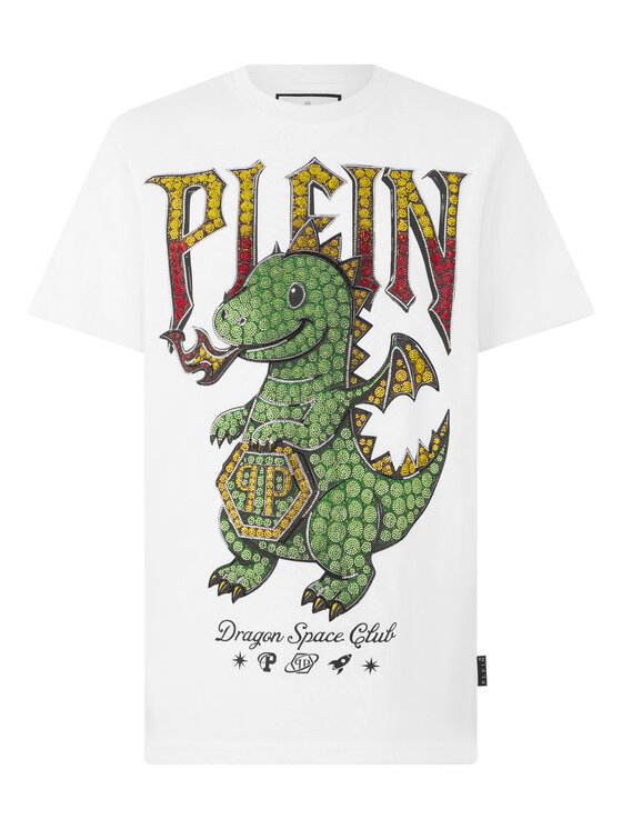 PHILIPP PLEIN PHILIPP PLEIN T-Shirt 31081 Biały Regular Fit