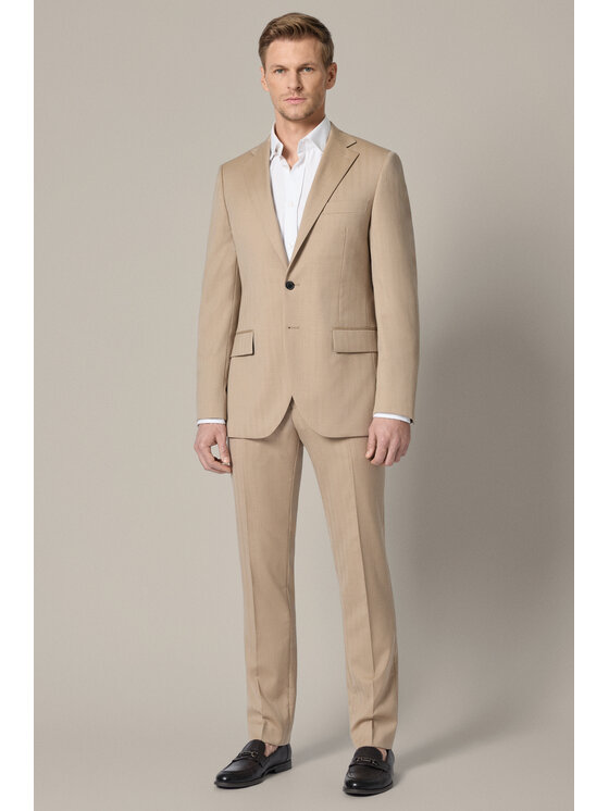 Lancerto Lancerto Garnitur Logrono GA073126000025 Beżowy Slim Fit