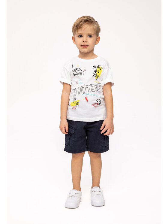 minoti minoti T-Shirt 13tee 17 Biały Regular Fit