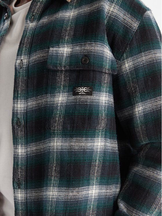 Quiksilver Quiksilver Hemdjacke Mecury Desert EQYWT04643 Grün Regular Fit
