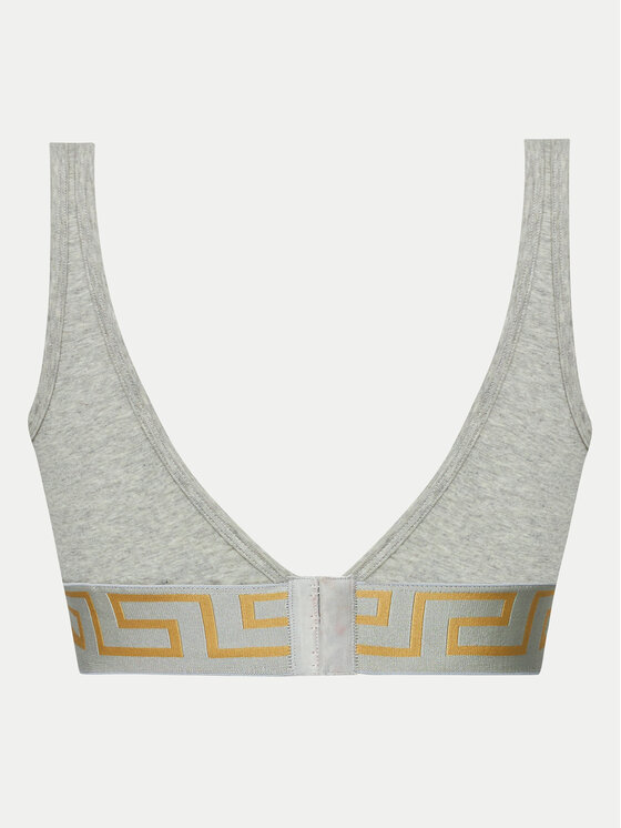 Versace Versace Trikotni nedrček AUD01047 Siva