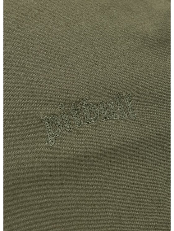PITBULL PITBULL T-Shirt O'SIDE EMBRO Zielony Regular Fit