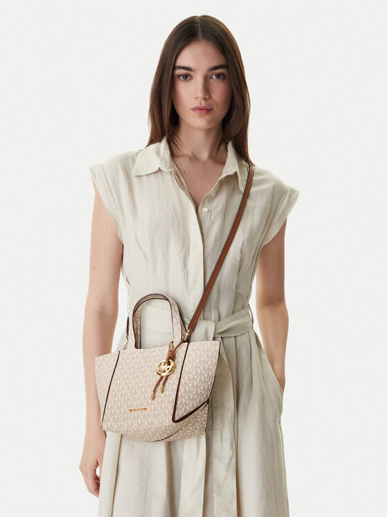 MICHAEL Michael Kors MICHAEL Michael Kors Ročna torba 30R6G9JT9B Écru