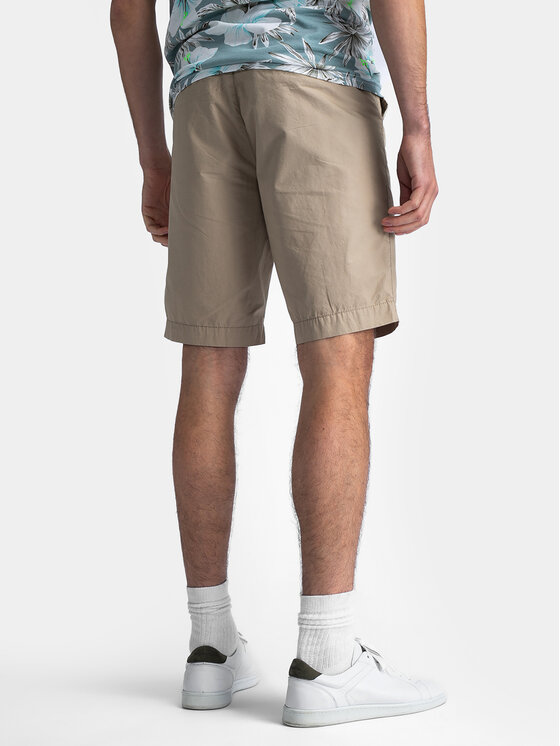 Petrol Industries Petrol Industries Шорти з тканини M-1040-SHO501 Бежевий Slim Fit