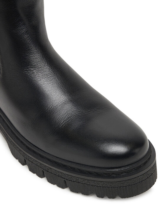 Tamaris Tamaris Kotníková obuv s elastickým prvkem 1-25450-45 Černá