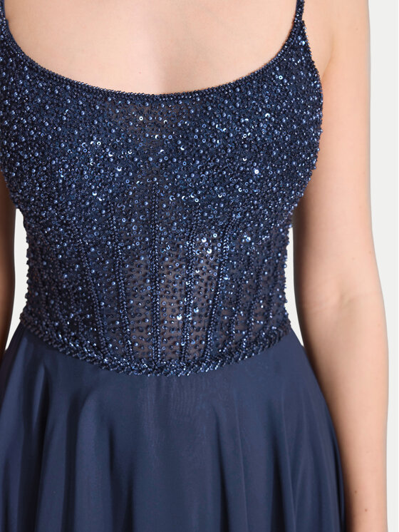 Hey Kyla Hey Kyla Abendkleid 5AK023HK Dunkelblau Regular Fit